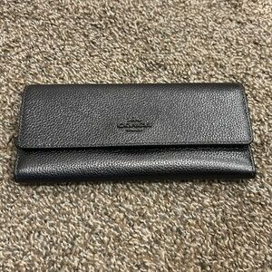 Silver Coach Envelope Wallet